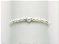 Bracciale Miluna Donna in Oro bianco Perla PBR3073 - PBR3073